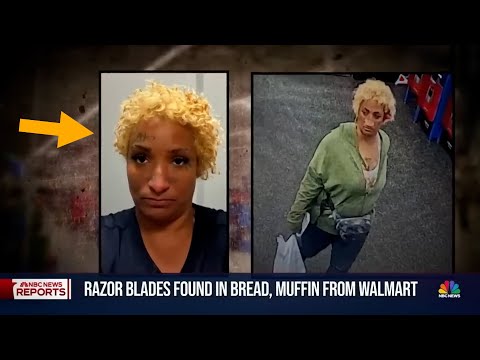 She put razorblades in bread?
