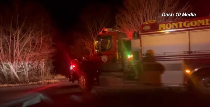 Abandoned House In Montgomery County Destroyed By Fire