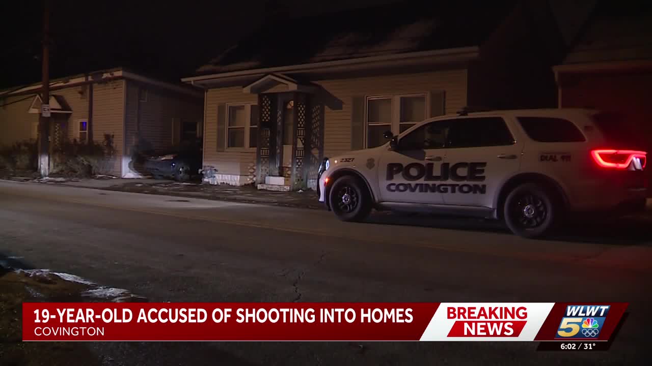 Police: Man accused of shooting at Covington homes arrested in Cincinnati