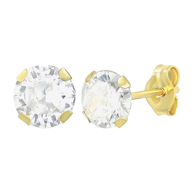 JCPenney has $187 gold cubic zirconia stud earrings that look like ...