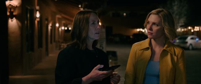 Miriam Shor and Rhea Seehorn in 'Pluribus'