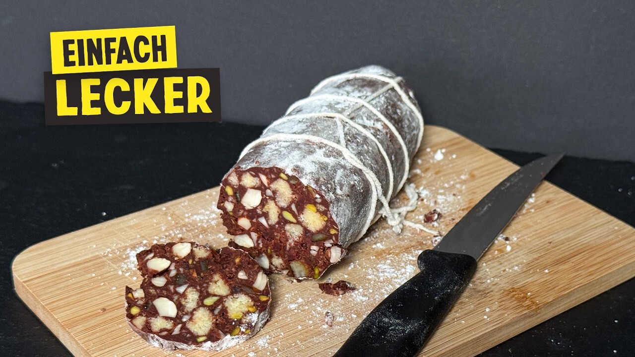 Schokoladen Salami - Resteverwertung für Schokolade, Plätzchen und ...