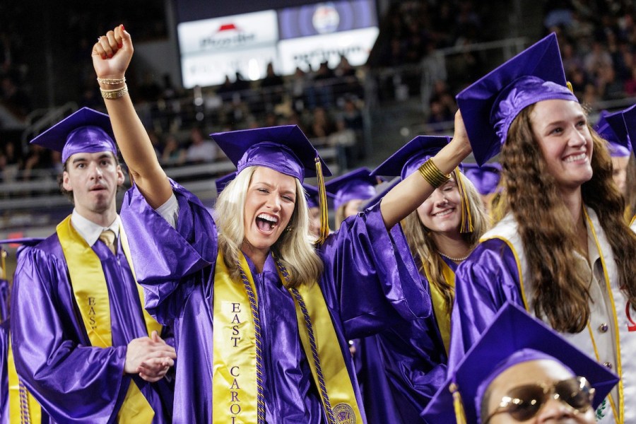 ECU celebrates fall commencement with nearly 1,800 graduates