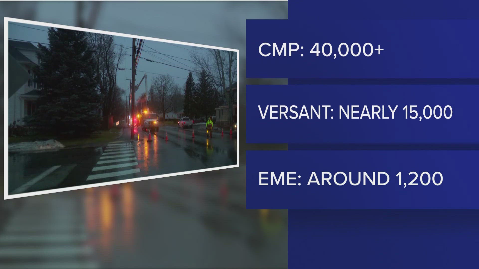 Maine power outage update 4:30 p.m.
