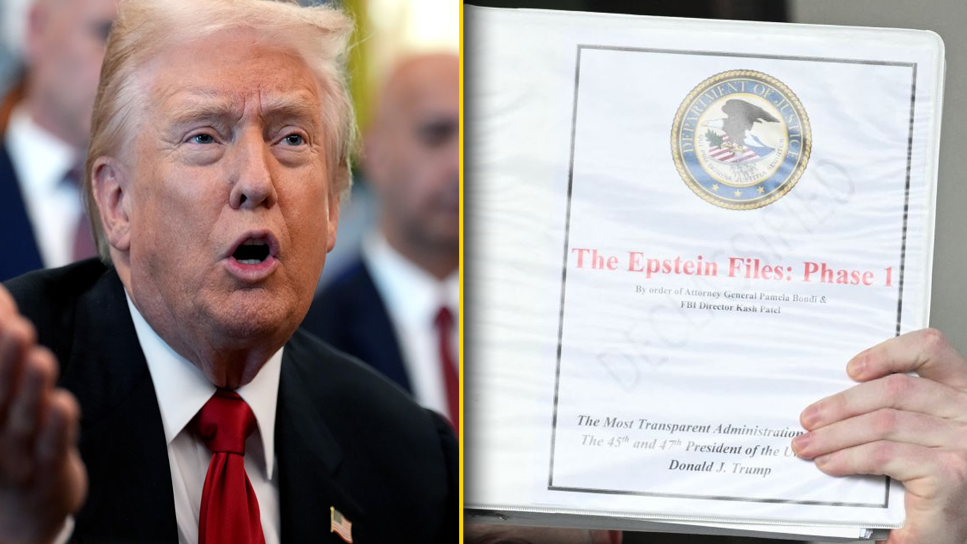 Epstein files release BREAKING: Trump lied about files release ...