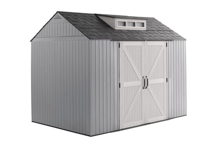 This adorable miniature cottage is actually a storage shed that's ...