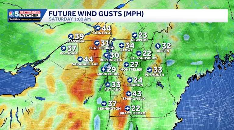 Hour-by-hour timing for strong winds, heavy rain tonight and tomorrow