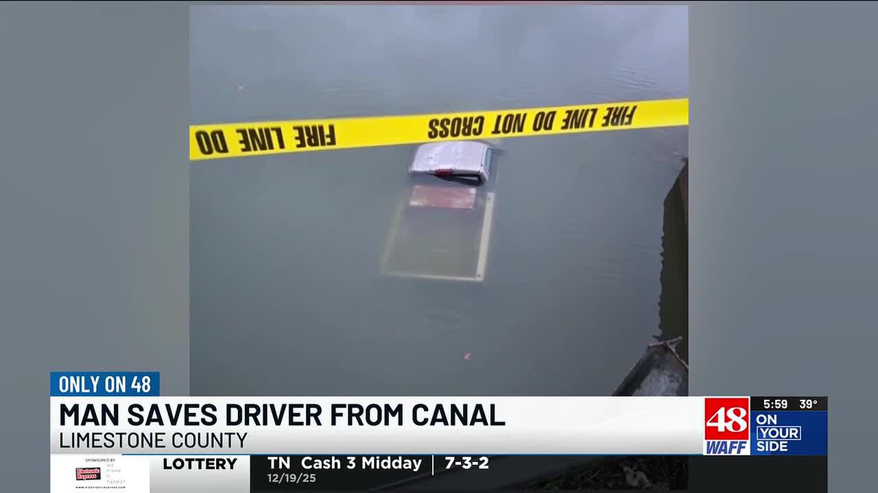 48 Exclusive: Athens man rescues driver from submerged truck