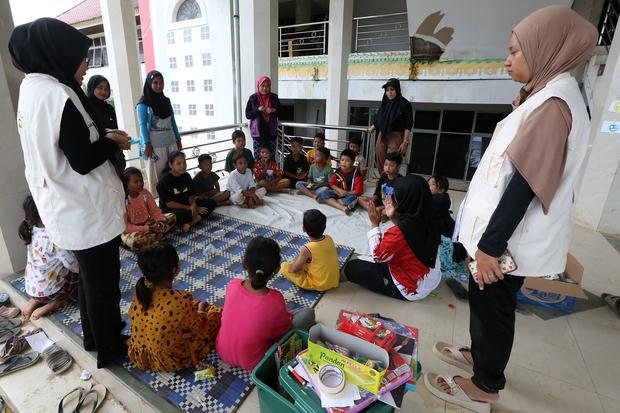 BNPB dan Pertamina Bantu Anak Aceh Tamiang Pulihkan Trauma dengan Bermain