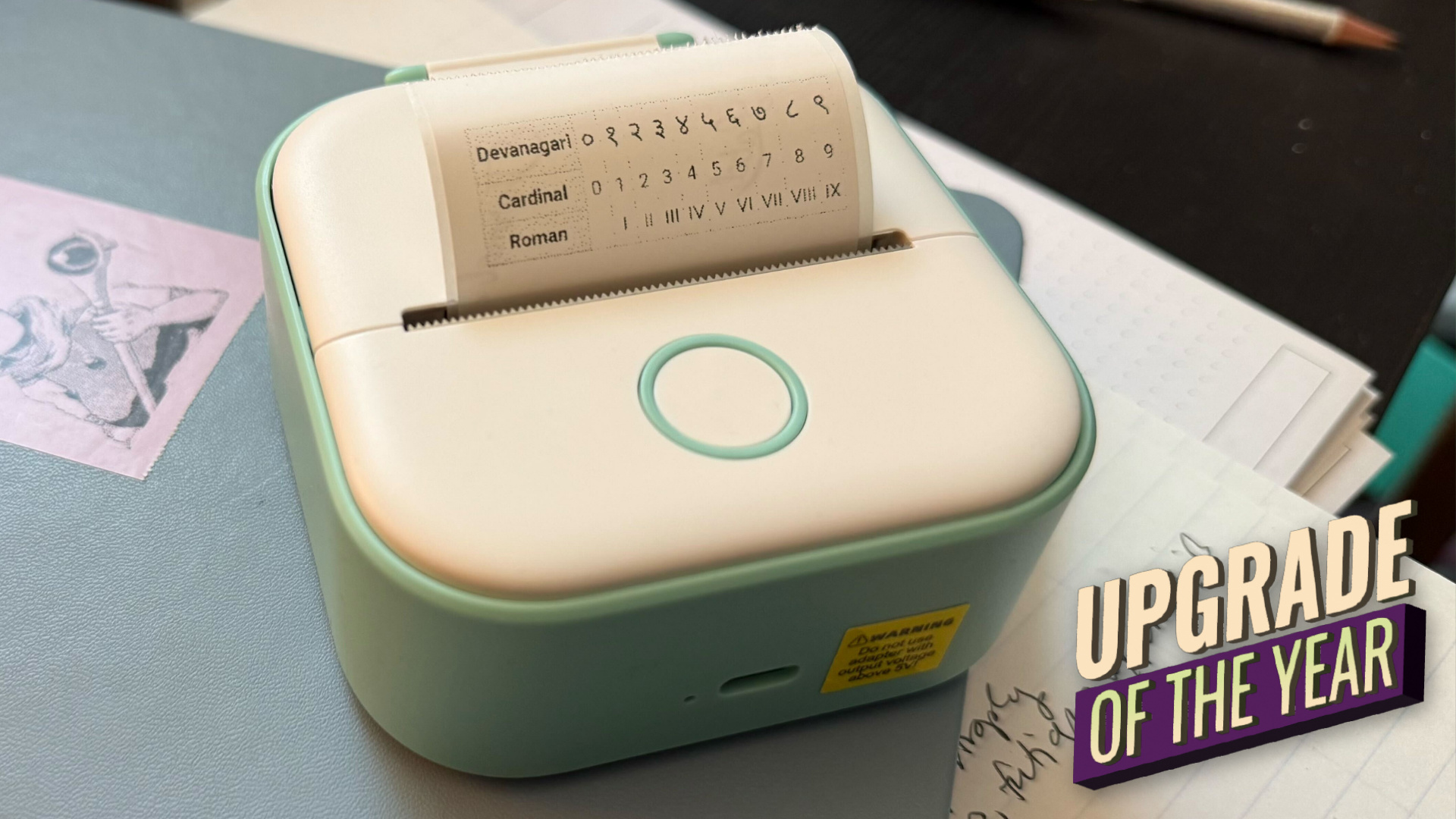 This thermal sticker printer is my tech 'upgrade of the year'