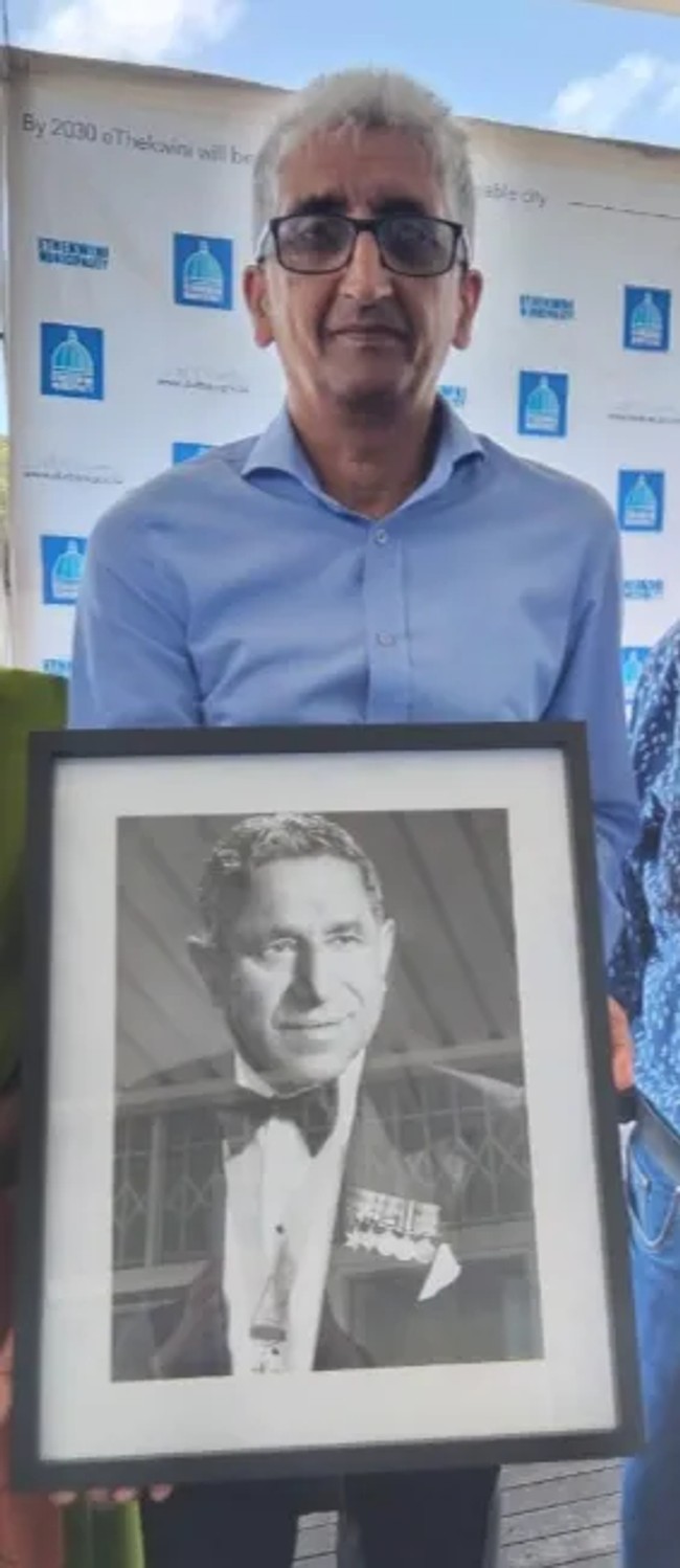 Balkumar Singh's legacy celebrated as Asherville pool reopens