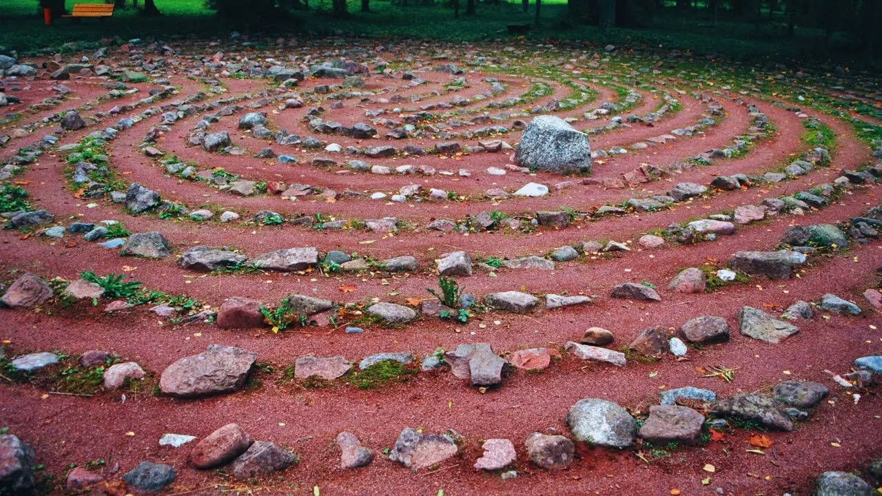 India's largest circular labyrinth unearthed in Maharashtra's Boramani ...