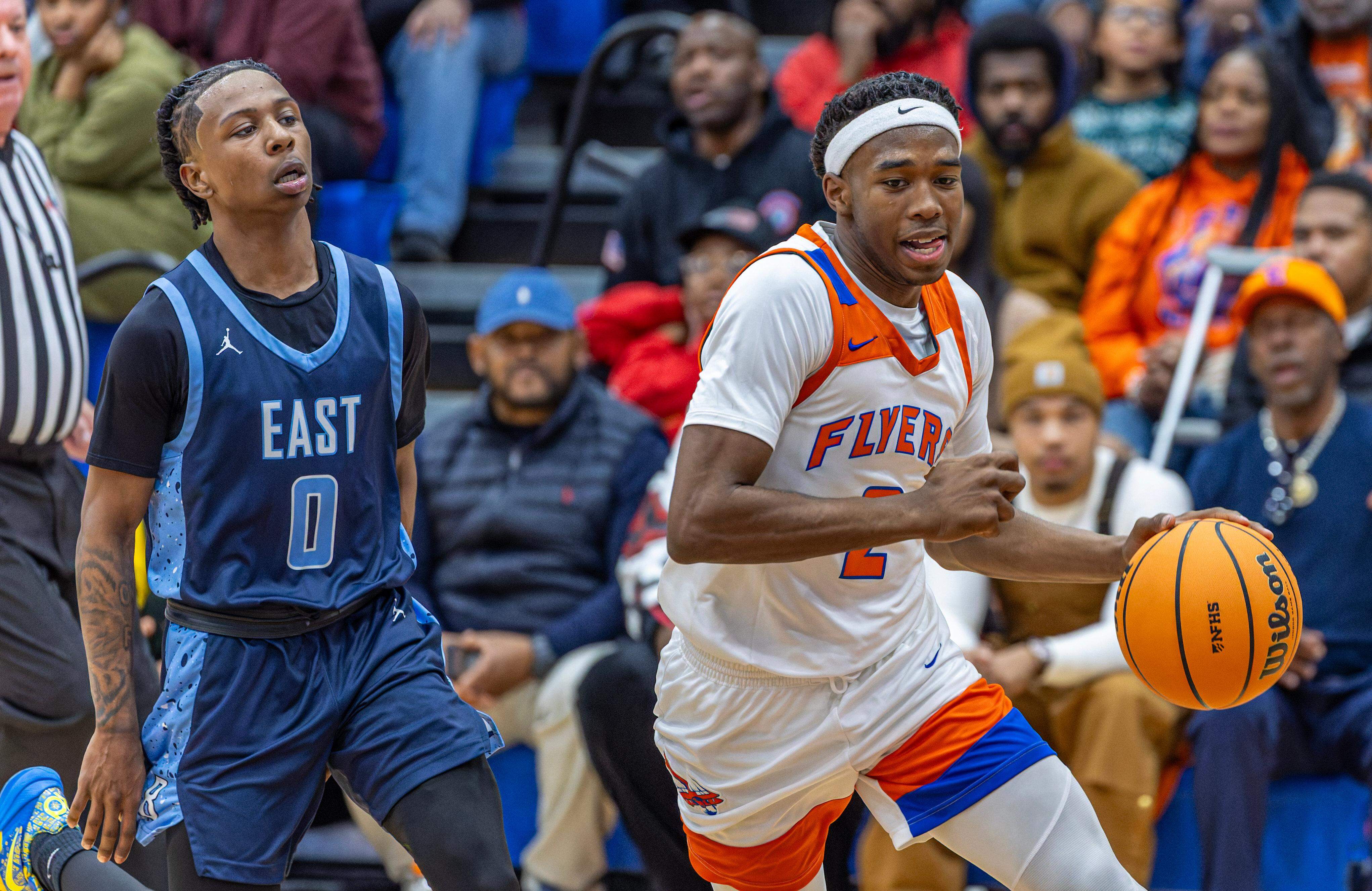 East St. Louis turns slow start into statement win over Belleville East