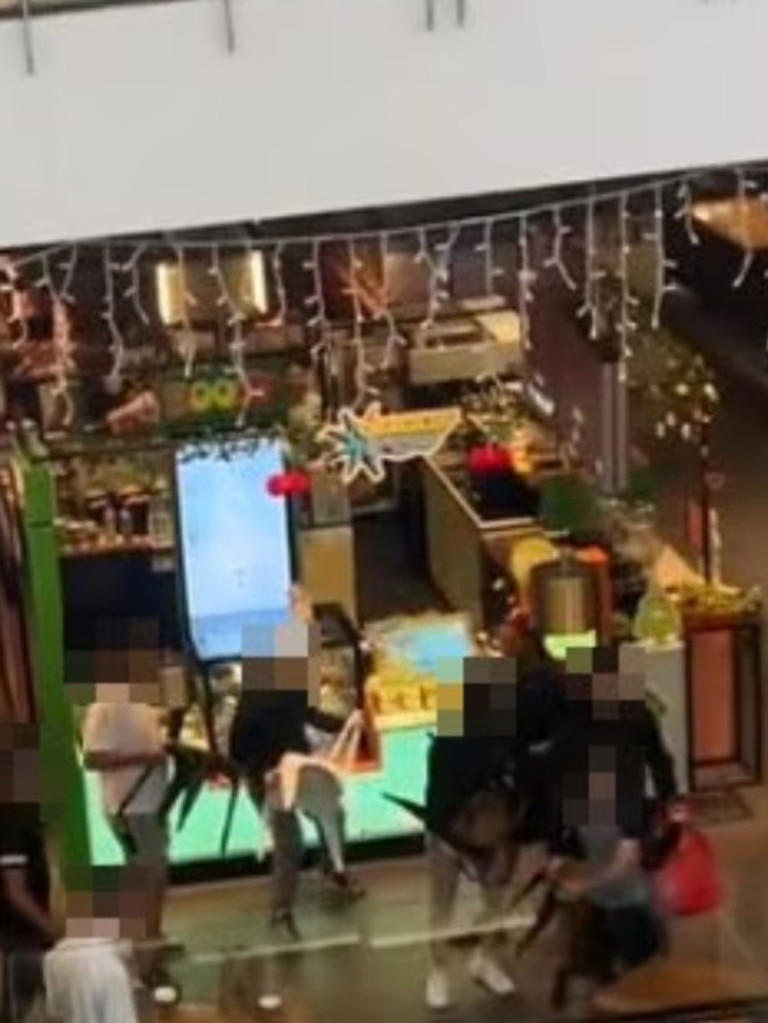 Update after wild shopping centre brawl