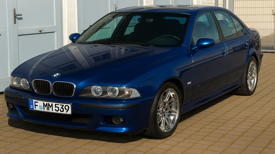 BMW E39 high speed autobahn test