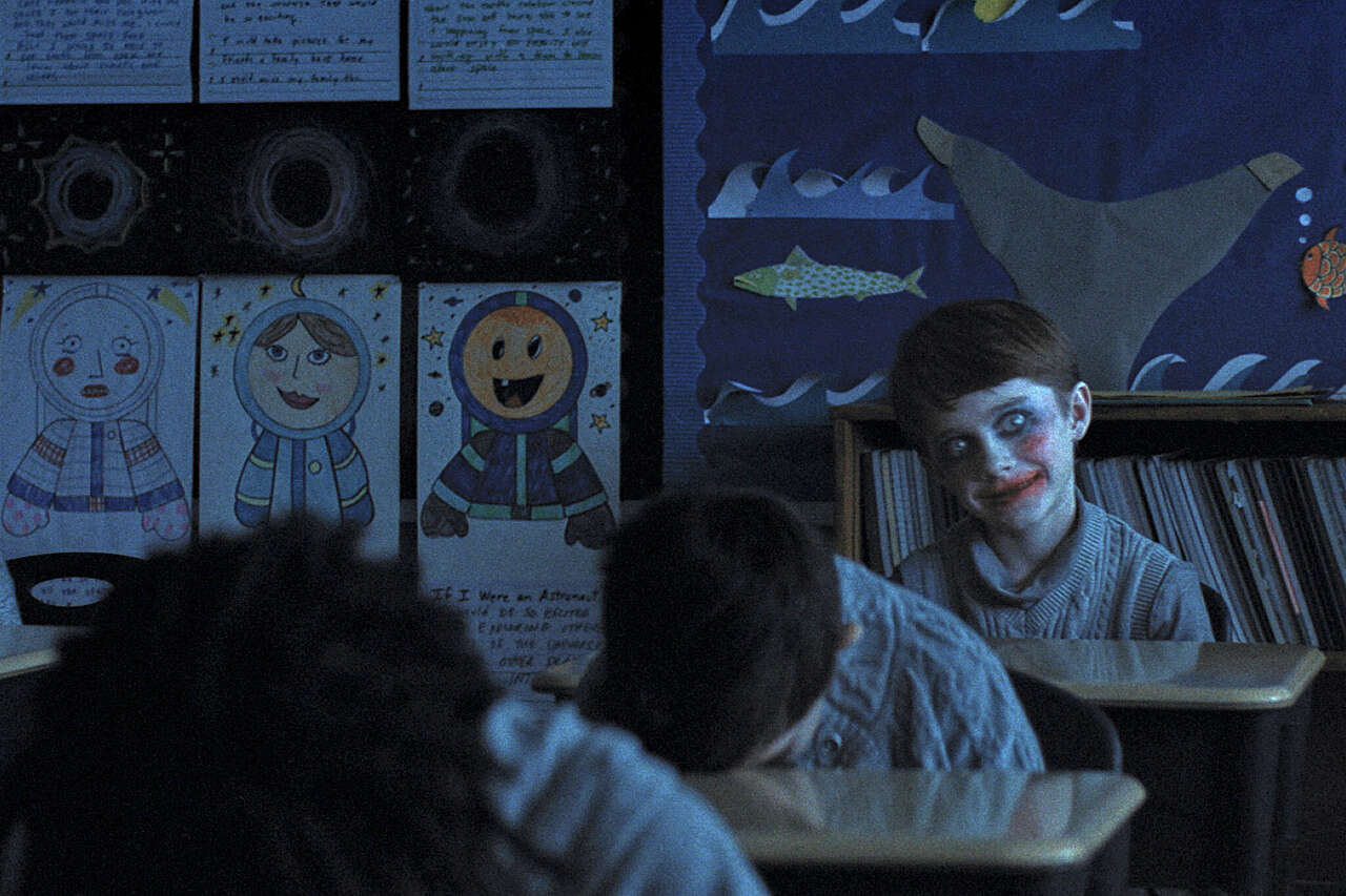 Cary Christopher in a scene from "Weapons." (Associated Press)