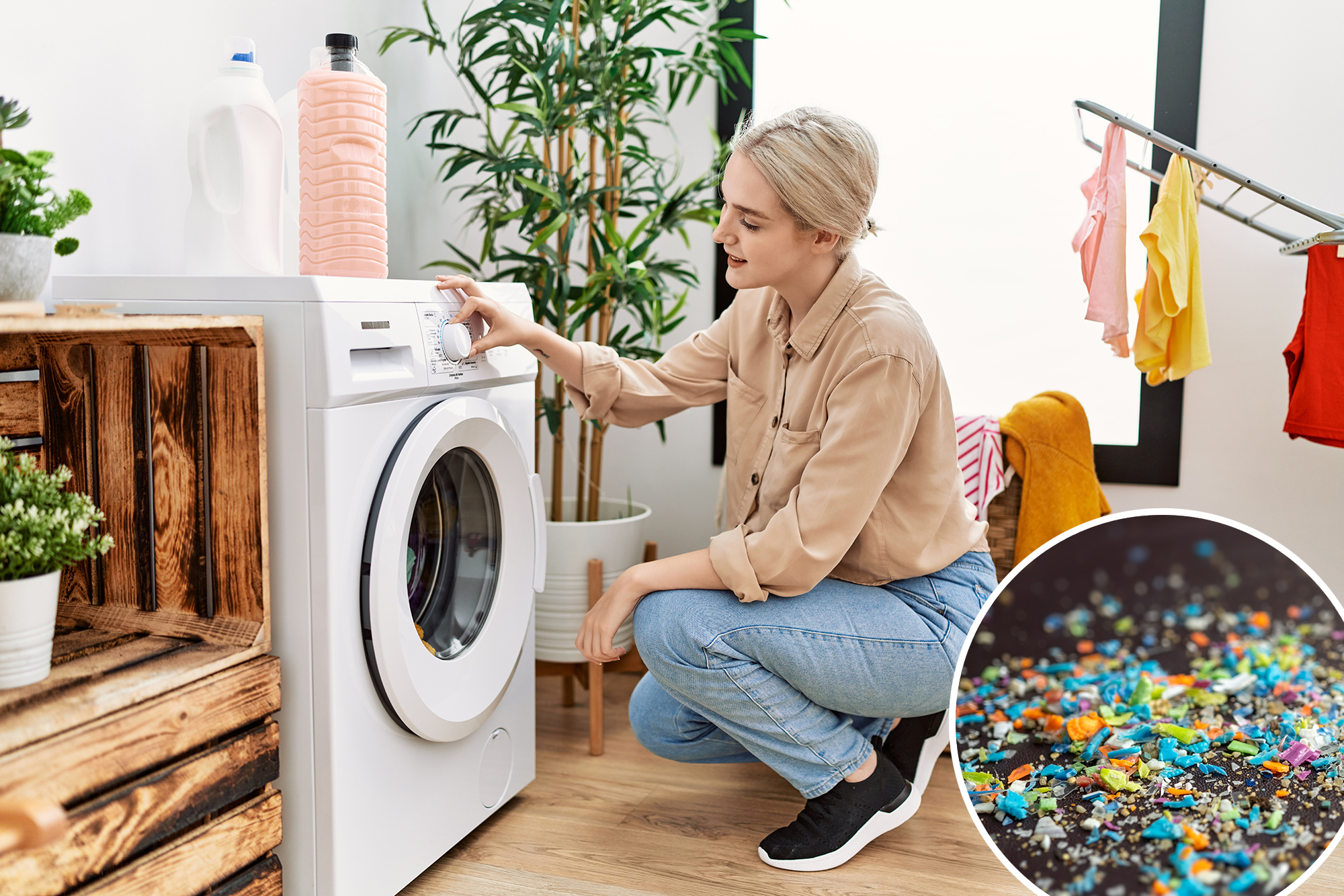 Your washing machine releases hundreds of grams of microplastics a year ...