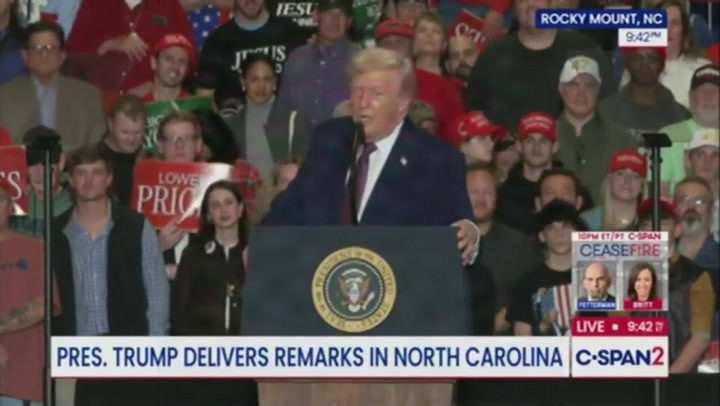 Trump, 79, rushes to brag about poorly attended rally