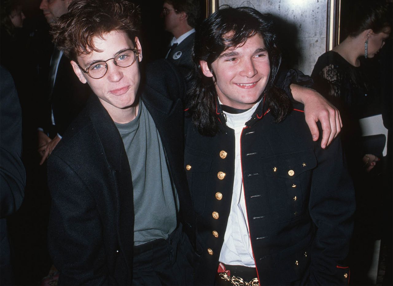 Ron Galella, Ltd./Ron Galella Collection via Getty Corey Haim (left) and Corey Feldman in 1989