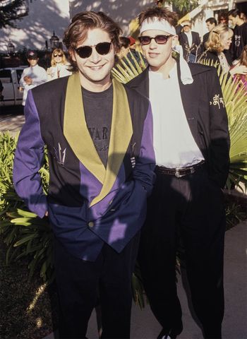Vinnie Zuffante/Getty Corey Feldman (left) and Corey Haim in 1992