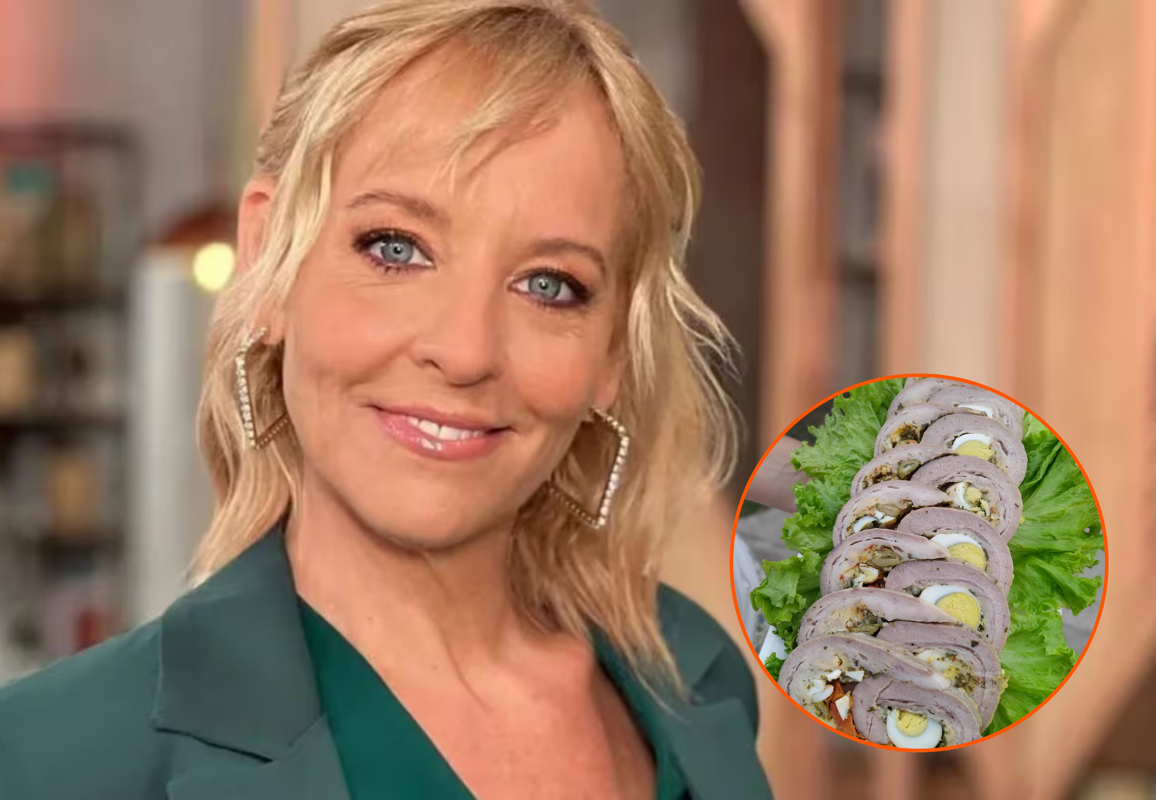 La reocnocida cocinera compartió cómo hacer el matambre relleno.