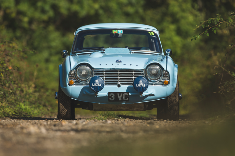 Ex-works rally Triumph TR4 reborn