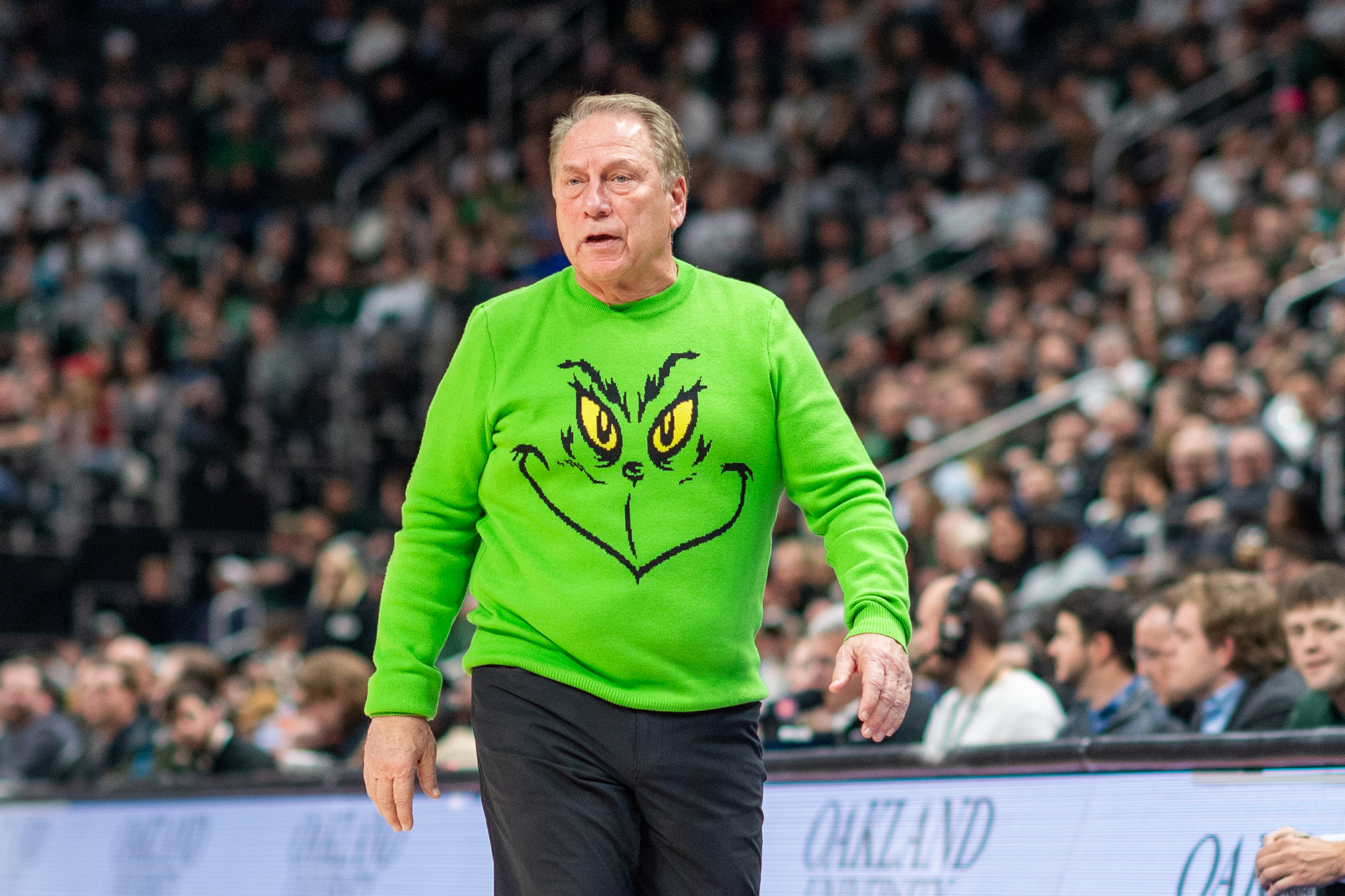 RANCID 1999 US Thugs スウェット スタジャン Tom Izzo lands on 'Naughty List' during annual Michigan State