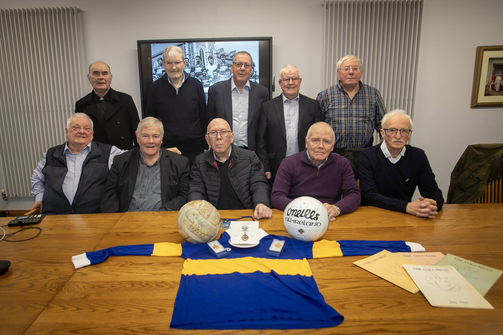 Photos: Proud 1965 Hogan Cup winners return to St. Columb’s College