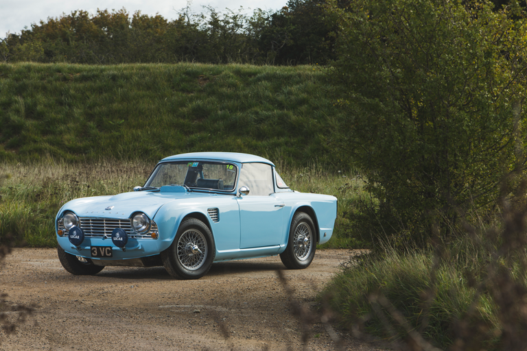 Ex-works rally Triumph TR4 reborn