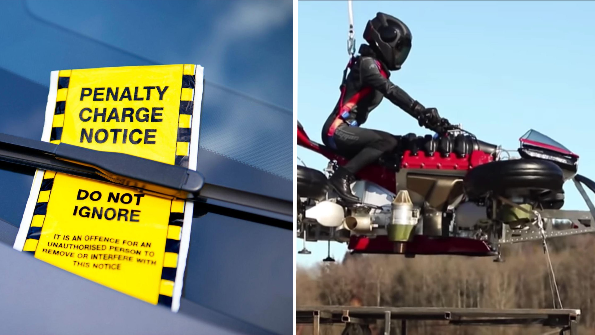 World's first flying motorcycle, record number of parking fines and ...