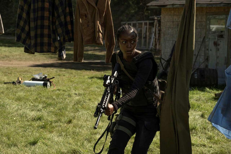 Danielle Deadwyler in "40 Acres." (Magnolia Pictures)