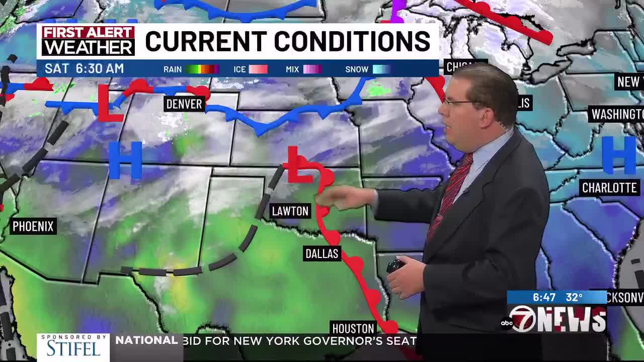 Cold front brings breezy conditions later today & brief cooldown on ...