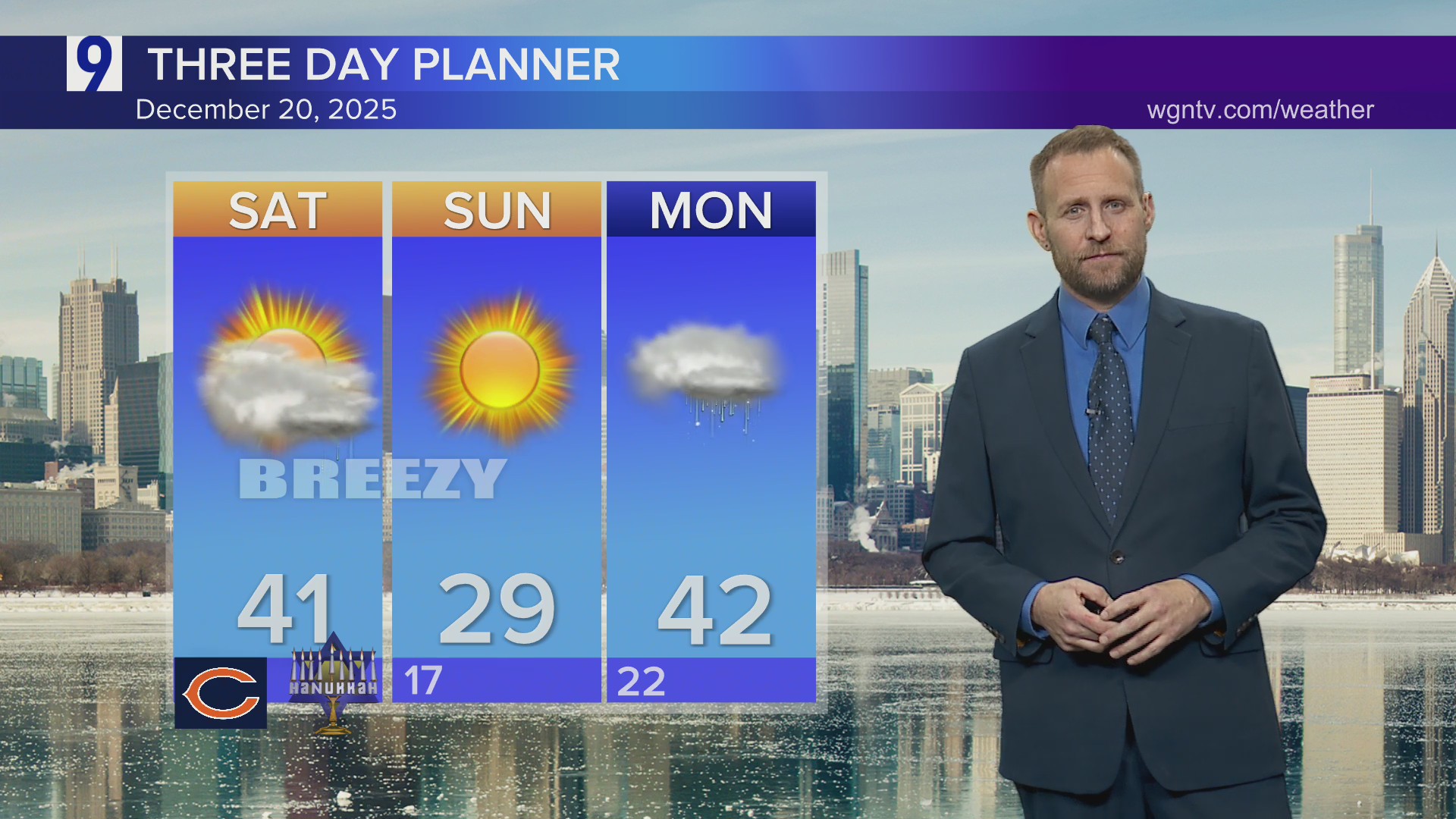 Forecast: Cloudy, breezy with snow shower chances