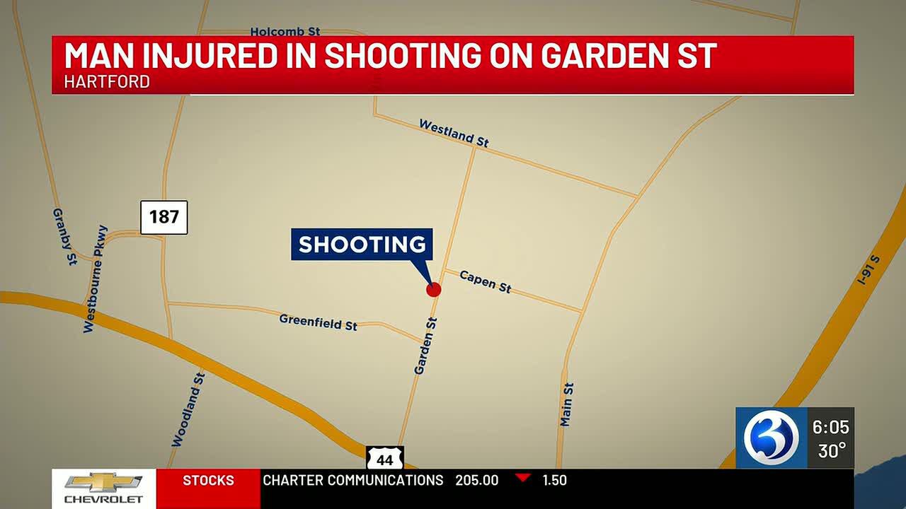 Man in his 30s injured after shooting in Hartford, police say