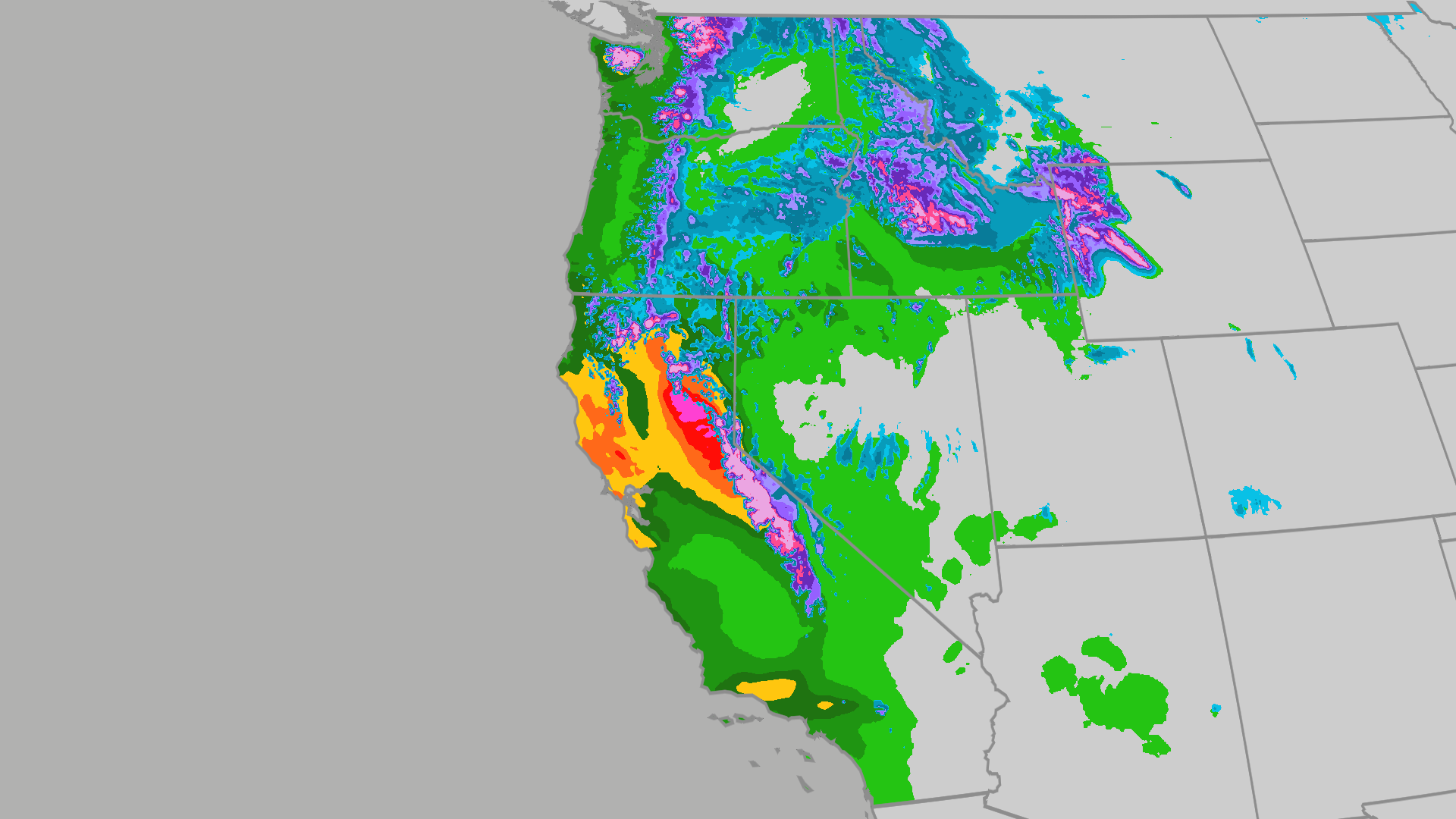 Atmospheric river to slam Northern California into next week