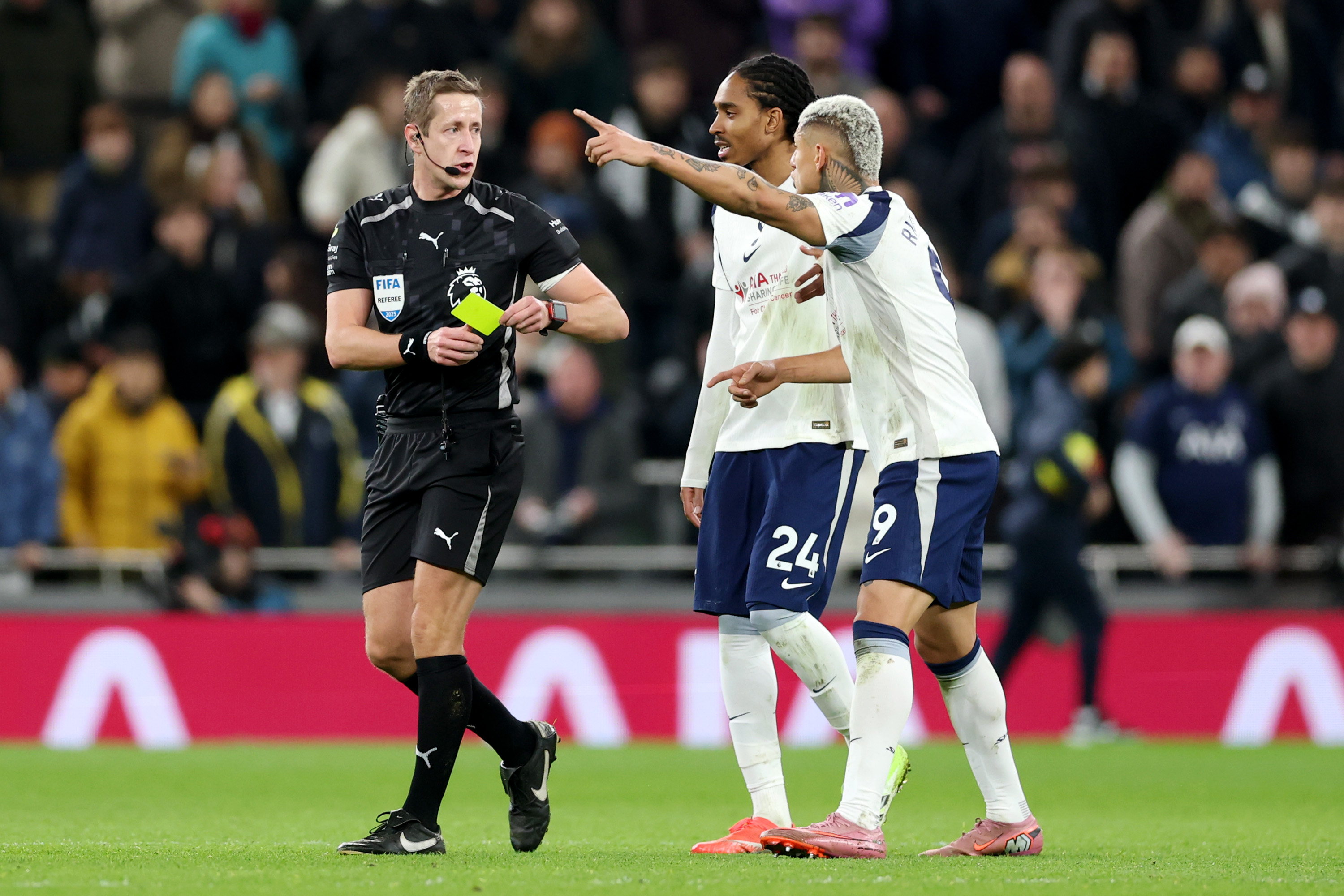VAR missed a clear third red card for Tottenham Hotspur in Liverpool ...