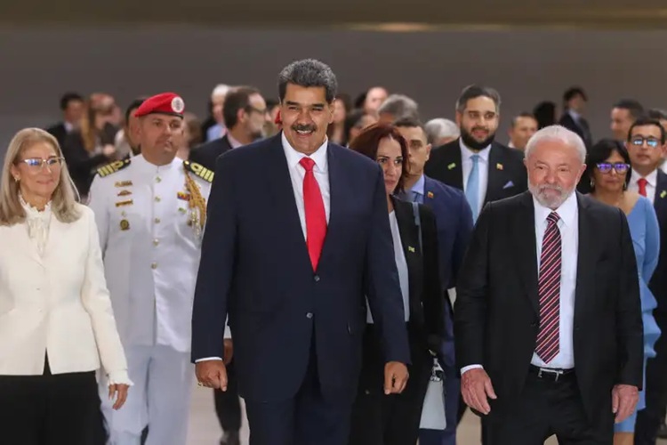 Lula e Maduro em 2023 (Foto: Antônio Cruz/Agência Brasil)