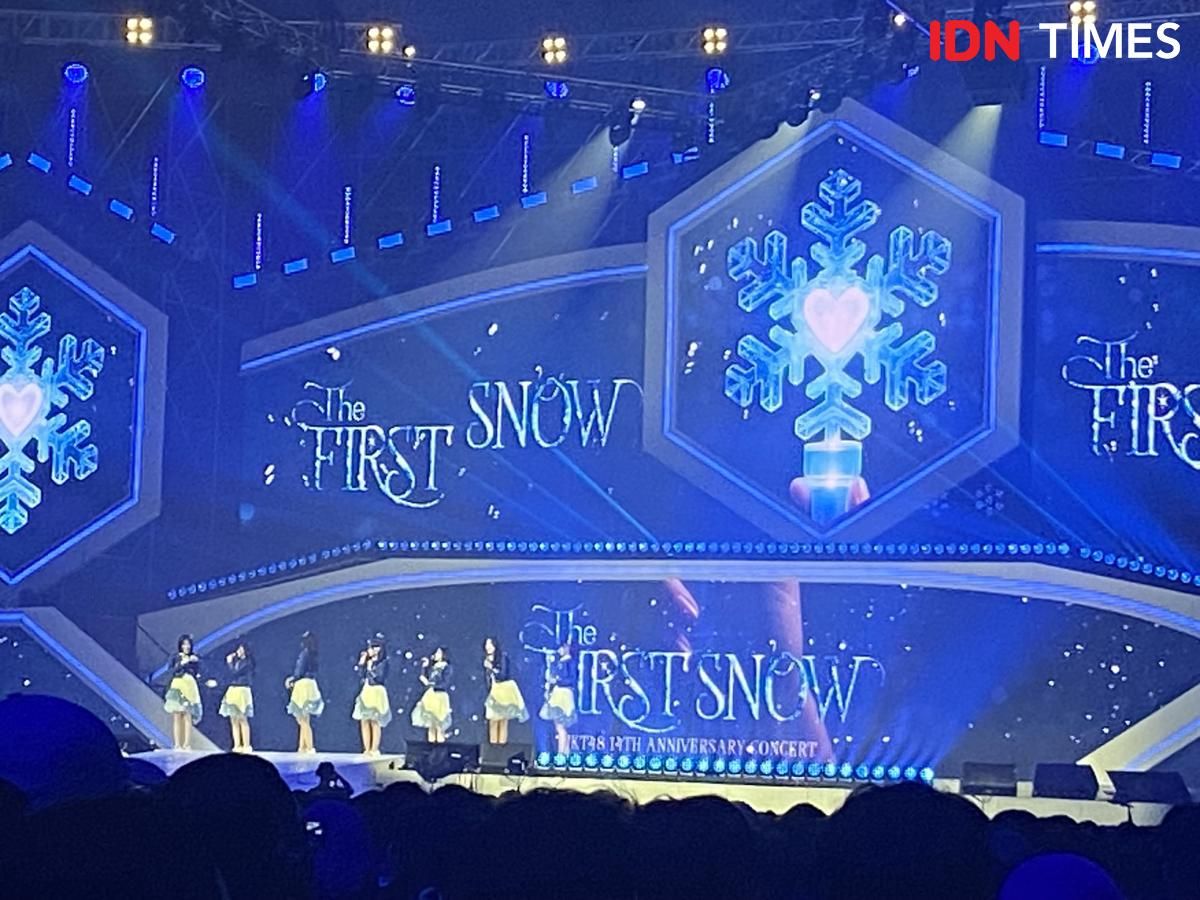 5 Momen Ikonik Konser JKT48, Salju Pertama Terasa Nyata