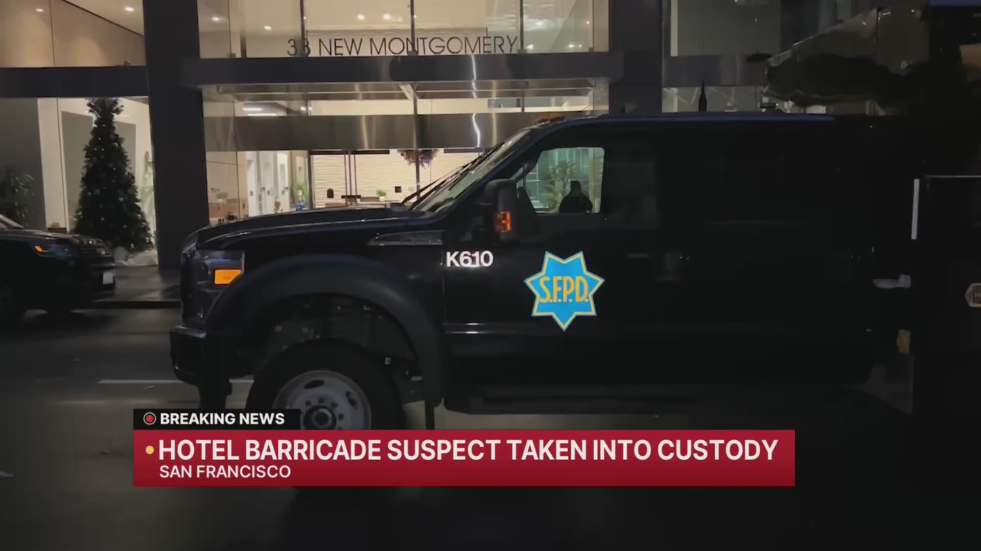 SF hotel barricade suspect taken into custody