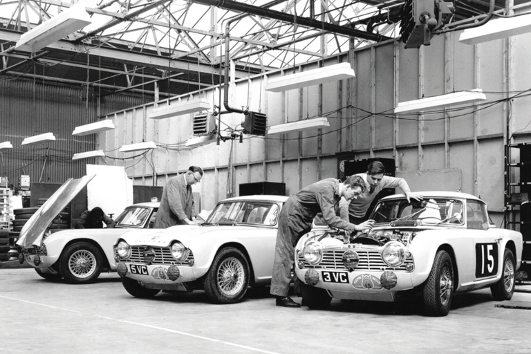 Ex-works rally Triumph TR4 reborn