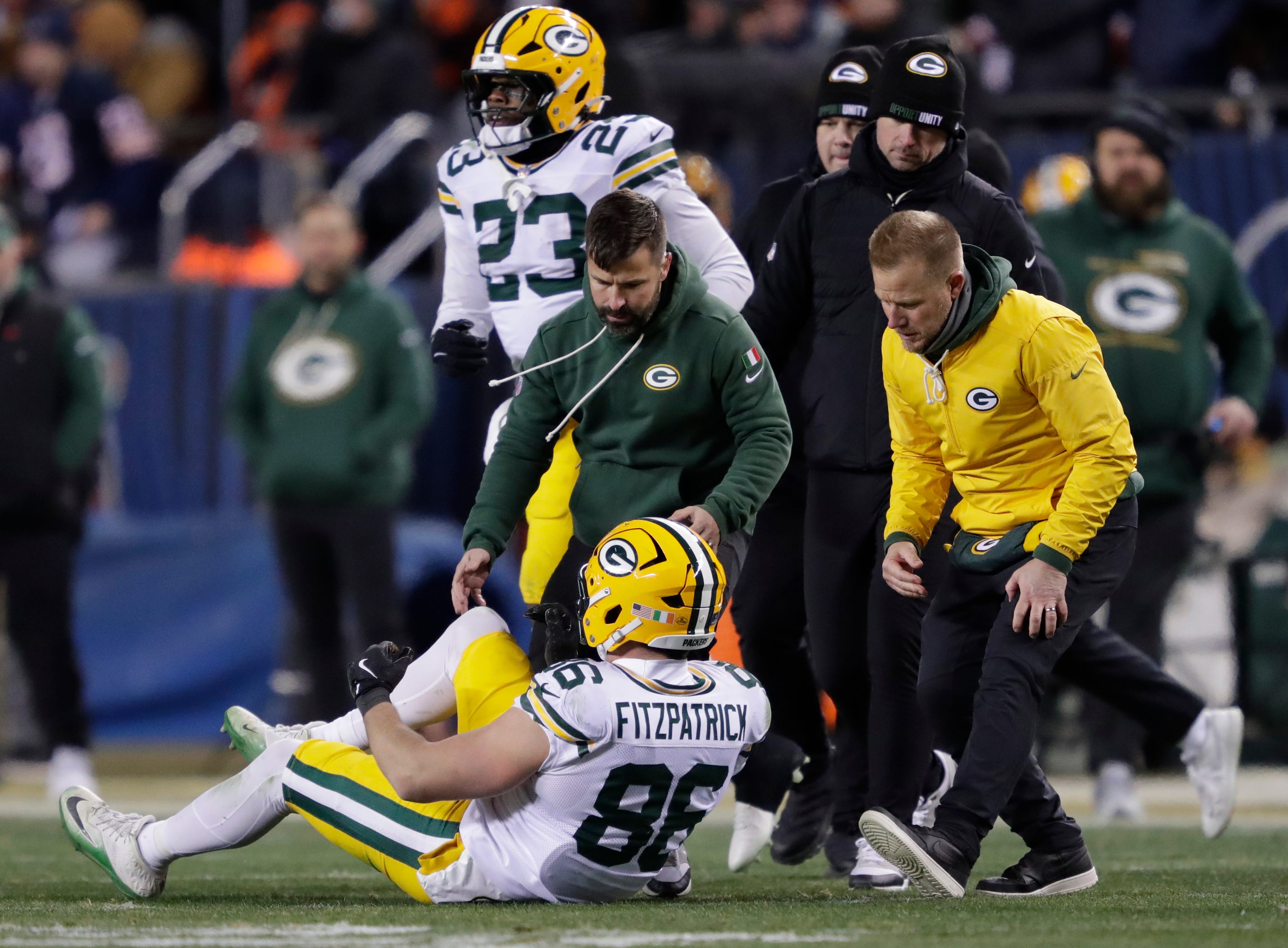 John FitzPatrick injury update: Packers tight end, number 86 injured vs ...