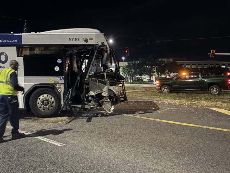 Photos: Crash involving SUV and city bus at busy St. Pete intersection