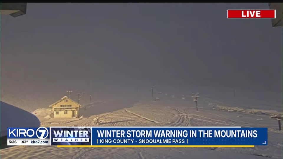 Video: Winter storm warning in mountain passes