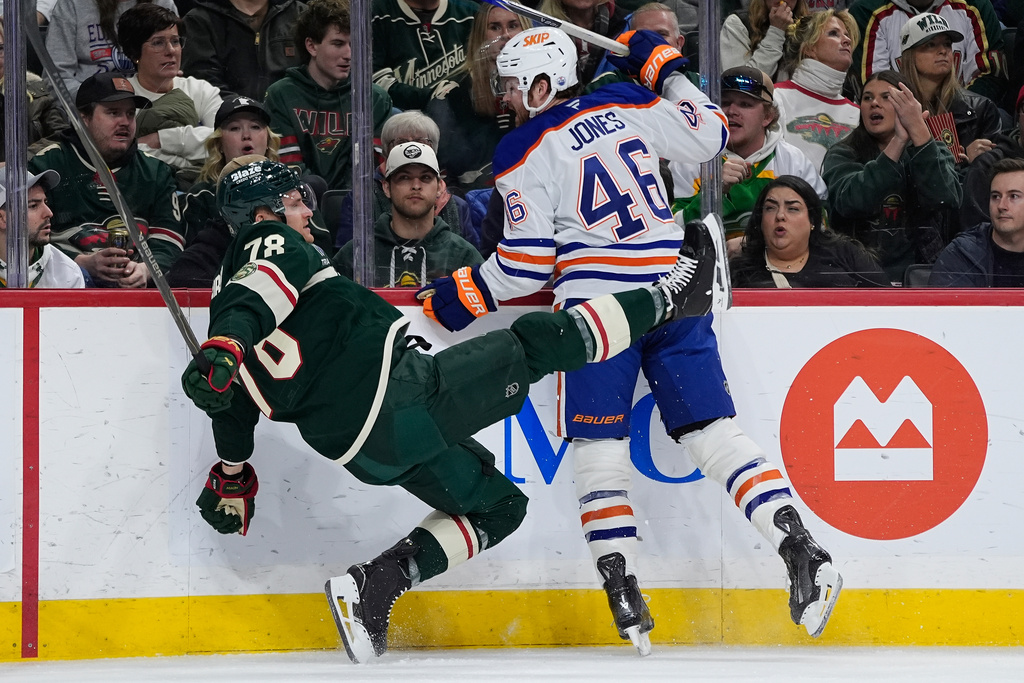 Matt Boldy scores twice, Wild beat Oilers 5-2 for 7th straight victory