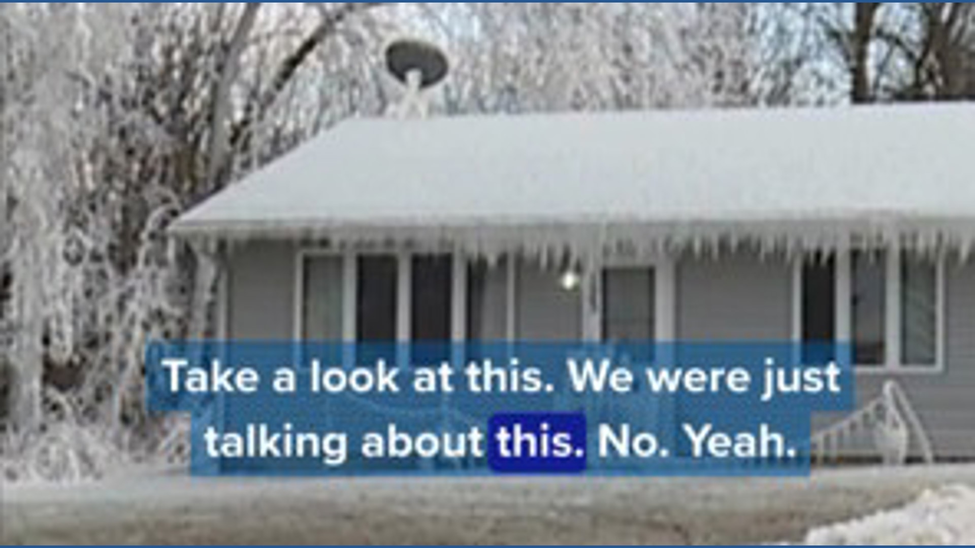 Iced-over home looks like scene straight out of 'Frozen'