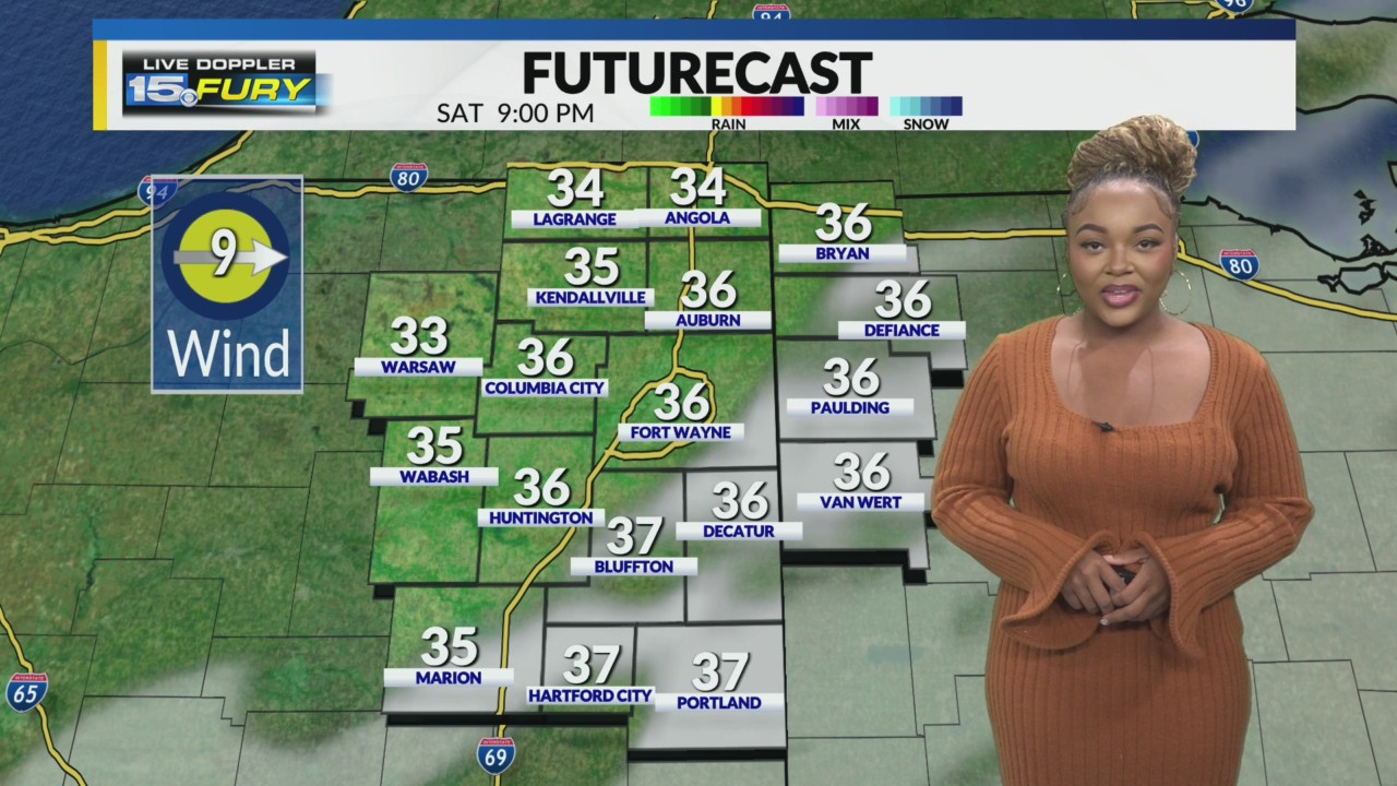Warm today, winter chill returns tomorrow
