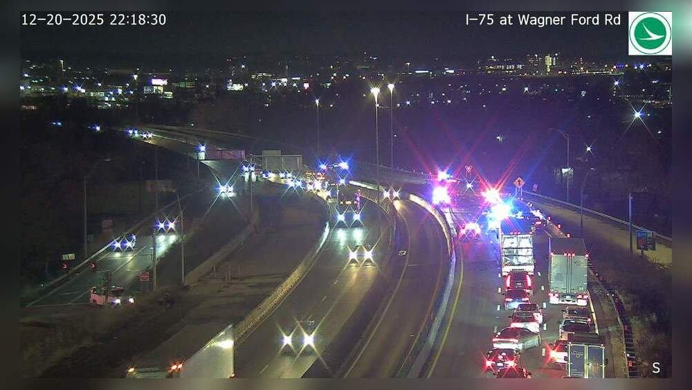 Driver taken into custody after traffic stop ends in crash on I-75 SB