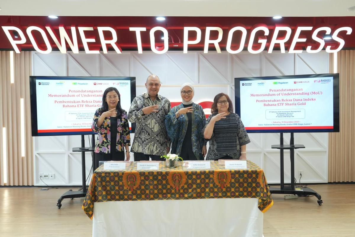 Kolaborasi Pasar Modal, Pegadaian Luncurkan ETF Emas Syariah