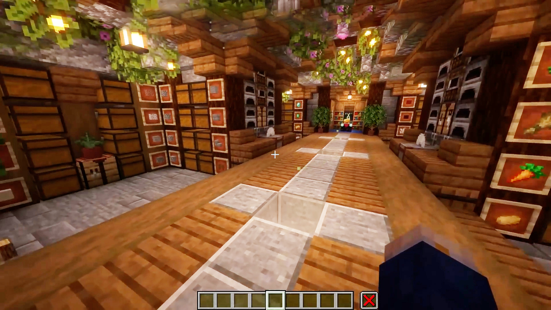 Underground storage bunker you can build in Minecraft