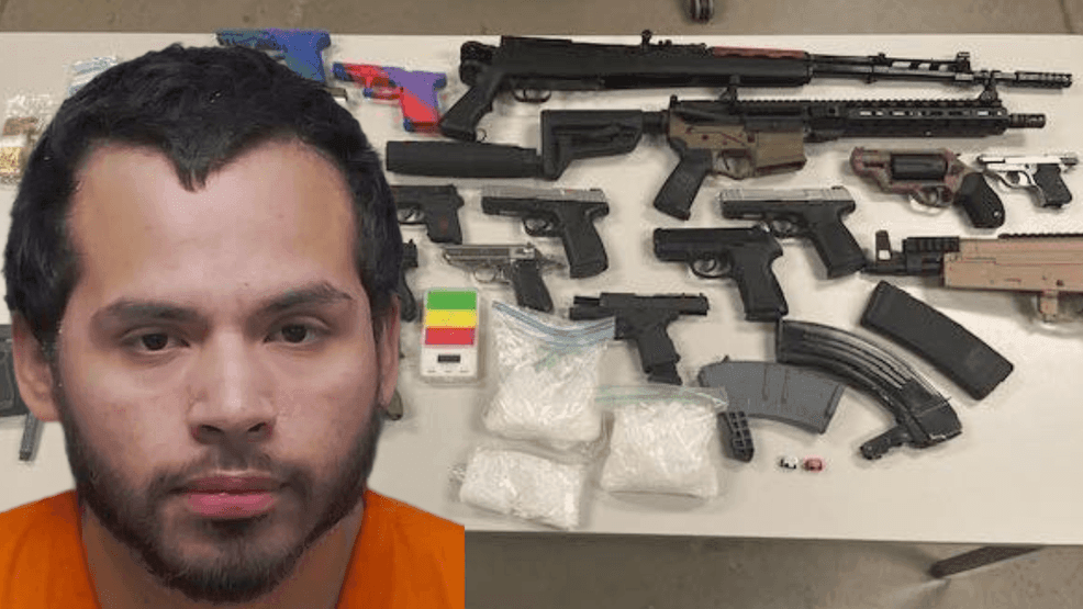 Man arrested after chase leads to meth and weapons bust on West Side